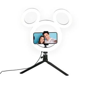 Disney Mickey Large Ring Light Smart Phone Tripod, NIB